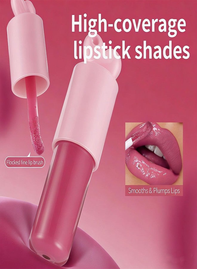Baorder 3PCS Cute Hydrating Bunny Lip Gloss and Honey Lip Oil,Long Lasting Moisturizing and Nourishing Glitter Liquid Lipstick Set,Key Chain Glossy Honey Lip Stain,High Shine,Lip Care Makeup for Girls - Image 4